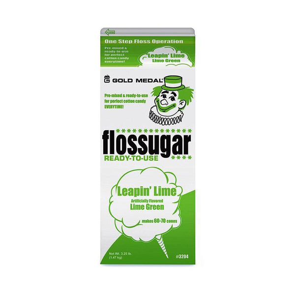 Flossugar Leapin Lime 3 Lb Crt