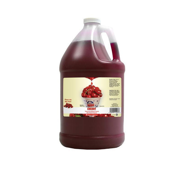 Sno-Treat Flavors, Sno-Kone® Syrup Cherry 1gal - 1223