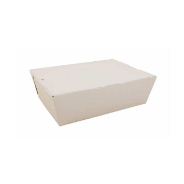 Bistro Snack Box, White, Large  250/Cs - 60830027