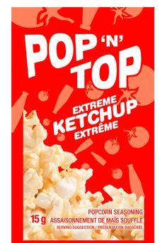 Pop n Top Snack Seasoning, Ketchup 50/Pkg – 367139