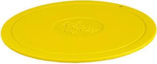 Lodge AS7DT22 7 1/2 Round Trivet - Silicone, Sunflower, Yellow