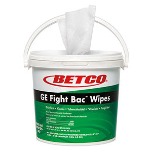 GE Fight Bac™ Disinfectant Wipes 5.5”x7”, 500 Wipes/Bucket – 392F1-07