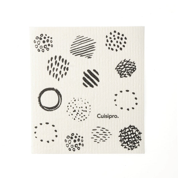 Cuisipro All Purpose Eco-Cloth, Black Circles – 747947