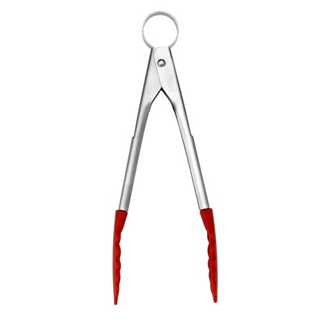 Cuisipro Locking Tongs 7”, Non-Stick, Red – 74708505
