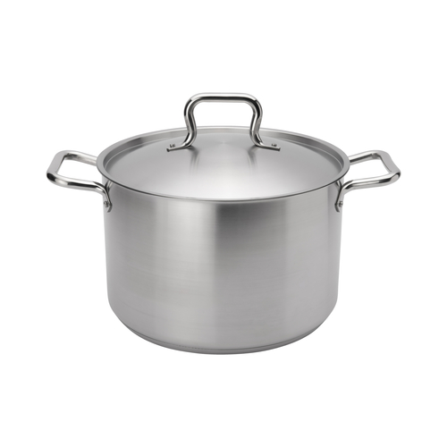 Elements Stainless Steel Stock Pot 8 Qt with Cover – 5733908