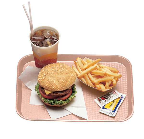 Cambro Fast Food Tray 12"x 16", Blush - 1216FF409
