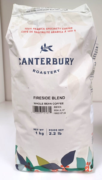 Canterbury Roastery Fireside Blend Coffee, 1kg - 125850