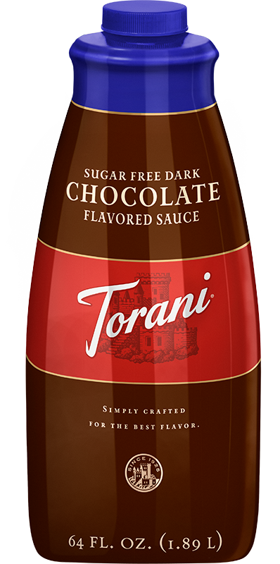 Torani Sugar Free Dark Chocolate Sauce, 64oz - 341300