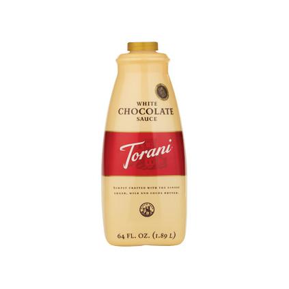 Torani White Chocolate Sauce, 64oz - 341410