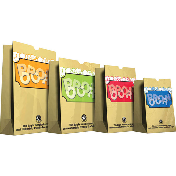 EcoSelect Extra Large Popcorn Bags, Yellow - 500/cs  12969
