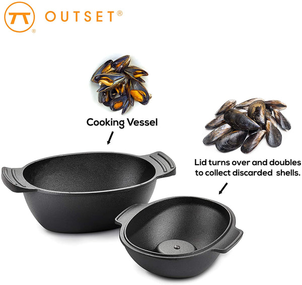 Cast Iron Mussel/Seafood Pot – 76495