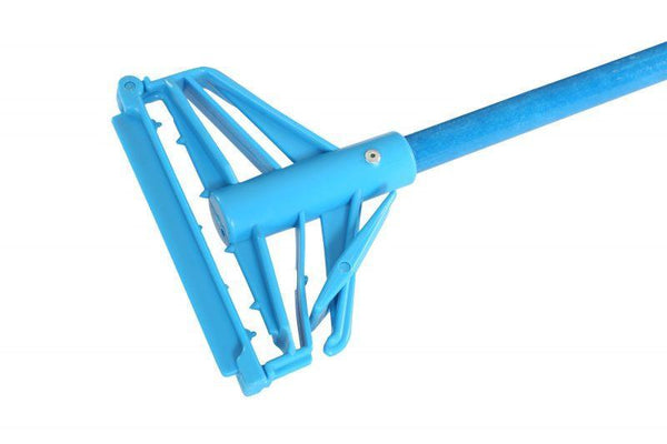 Mop Handle 54" Fiberglass with Quick Release Blue - 3119