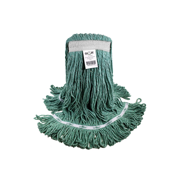 Mop Head 12oz Narrow Band Green  - 3012G