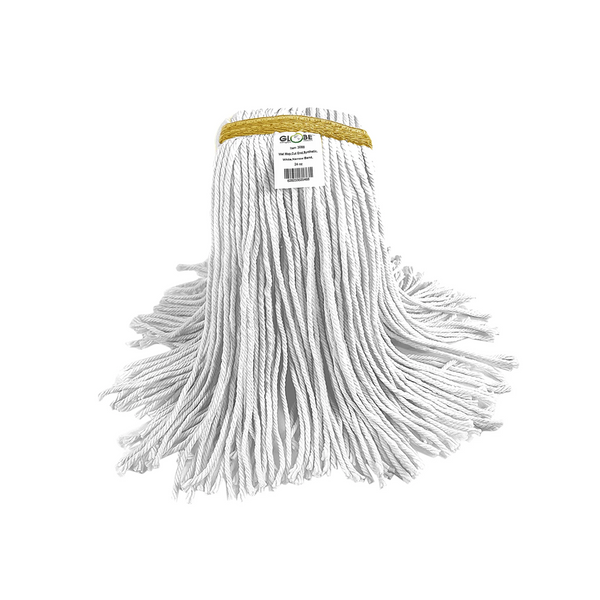 Mop Head 24 Oz Narrow Band White - 3088