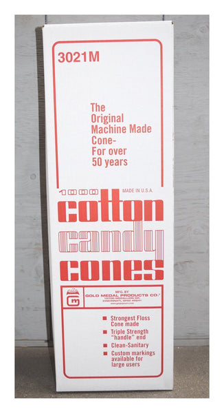Cotton Candy Cones, Plain - 1000/Pkg -3021