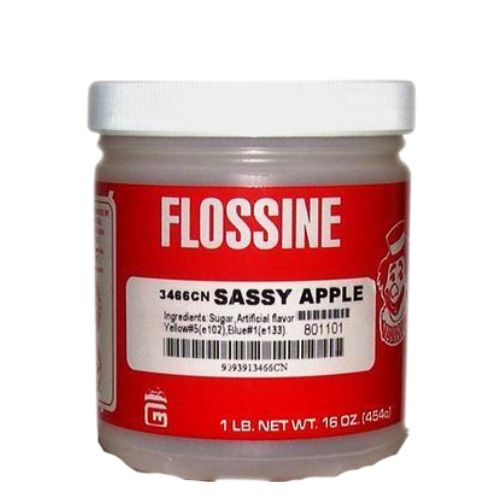 Cotton Candy Flossine® Sassy Green Apple 1lb - 3466
