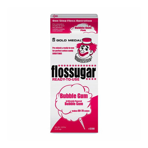 Flossugar Bubble Gum 3 Lb Crt