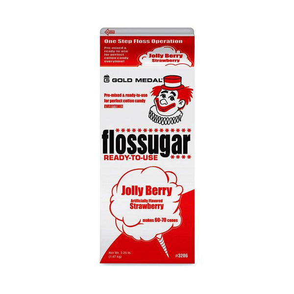 Flossugar Jolly Berry 3 Lb Crt
