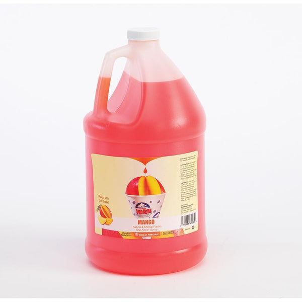 Sno-Treat Flavors, Sno-Kone® Syrup Mango 1gal – 1285