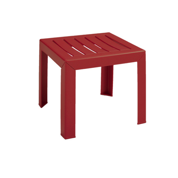 Outdoor Side Table, Red – US445748