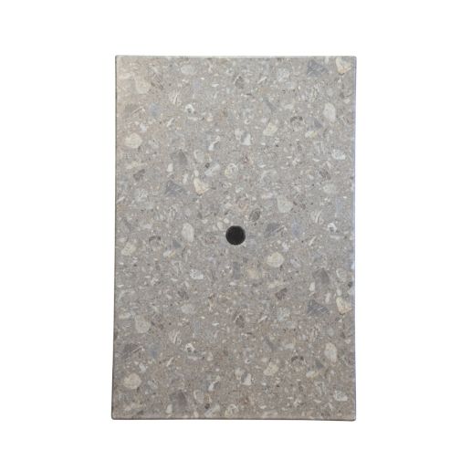 Table Top, 48" x 32" Tokyo stone with umbrella hole 99851302