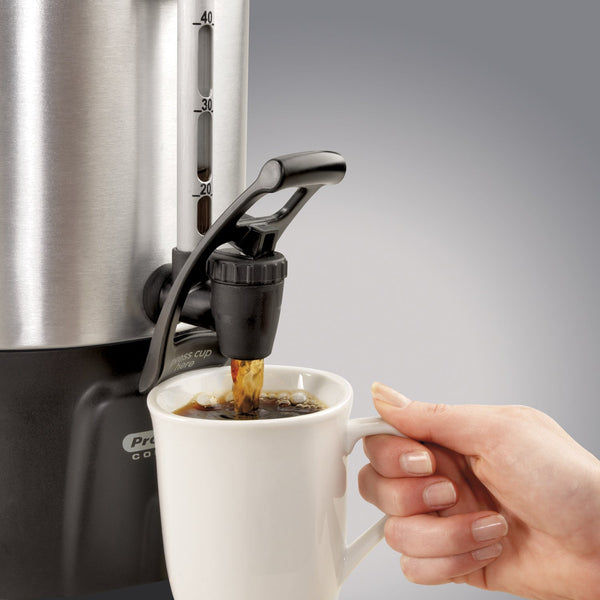 Proctor Silex® Coffee Urn 40 Cup Aluminum– 45040