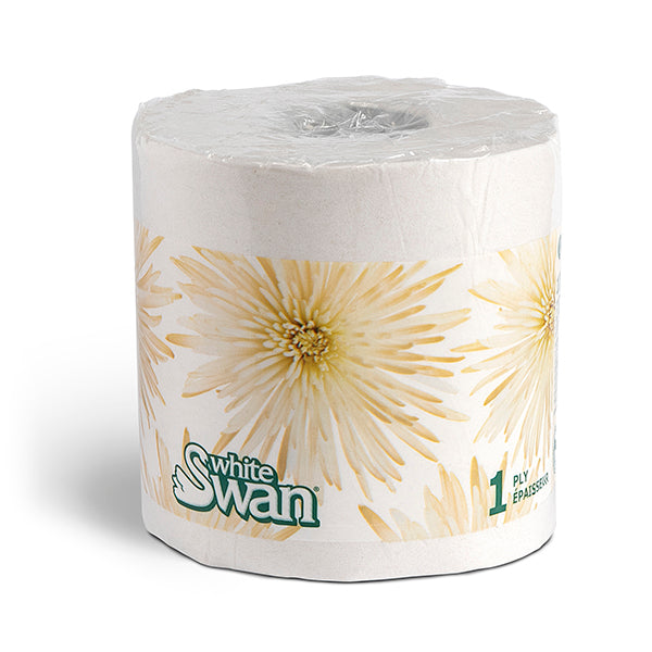 White Swan® 1-Ply Toilet Tissue, 48/Cs - 05115