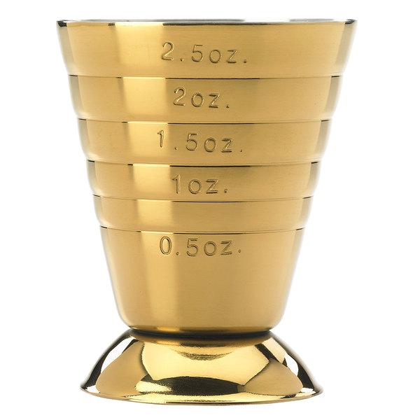 Barfly Bar Measuring Cup, Gold - M37069GD
