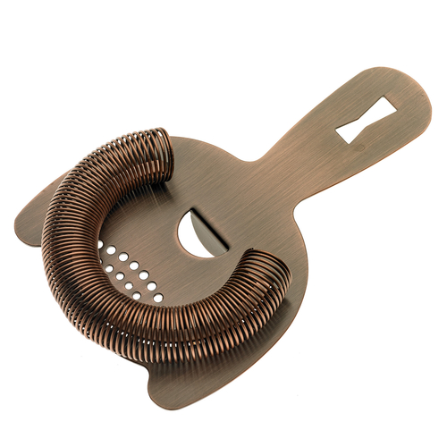 Barfly Spring Bar Strainer, Antique Copper - M37026ACP