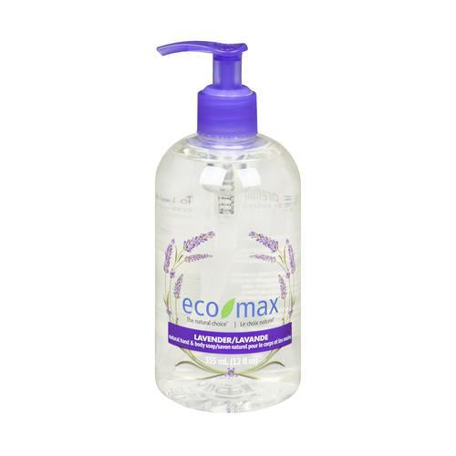 Eco-Max® Natural Hand & Body Soap - Lavender, 355ml - EMAX-C140