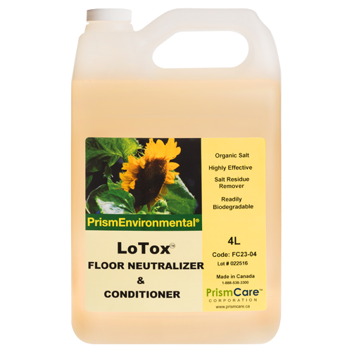 PrismEnvironmental® LoTox™ Floor Neutralizer & Conditioner Scent-Free 4L - FC210-04