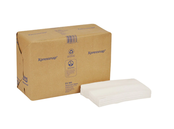 Tork Advanced Xpressnap® White Dispenser Napkin, 12pkg of 500/Cs - 14102900