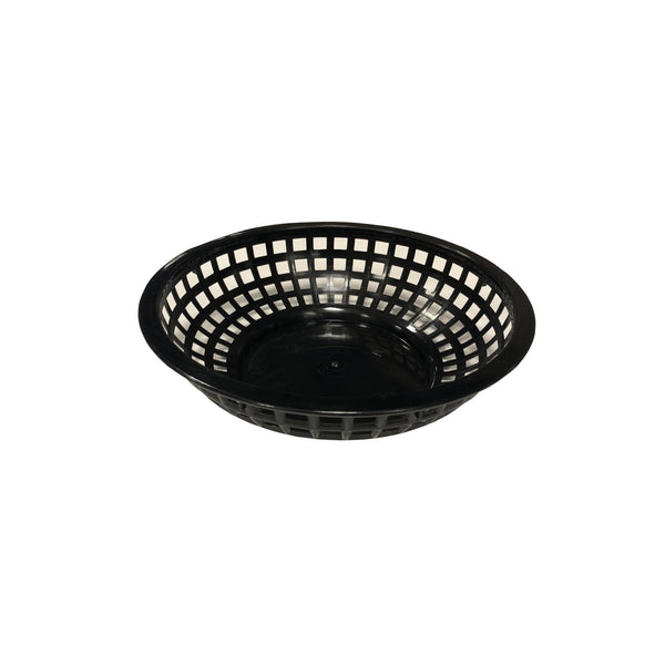 Round Serving Basket - 8", Black- MAG80751