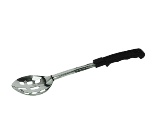 Serving Spoon 13", Slotted with Black Handle – MAG3533