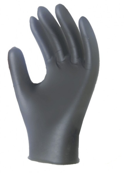 SENTRON™ 6 Nitrile Examination Glove, Black, XXL 100 per Box - 962XX