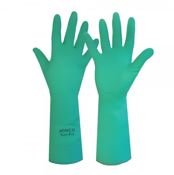 SOL-FIT™ Nitrile Reusable Gloves 18", Large, 6 Pair/Pkg - 29-958-09