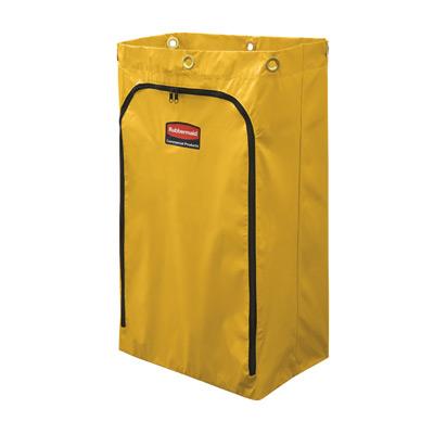 Vinyl Bag for Janitorial Cleaning Cart 24Gal, Yellow - 1966719