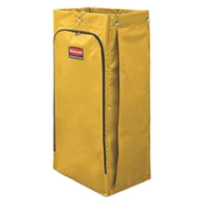 Vinyl Bag for Janitorial Cleaning Cart, Yellow - 1966881