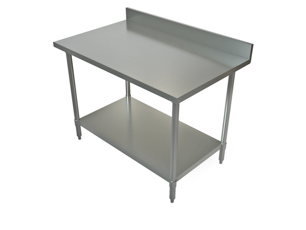 Tarrison 24” x 48” Work Table with Backsplash – TA-WT4BS2448