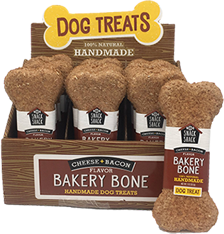 Treat Planet Oven Baked Dog Bones 1oz. Peanut Butter,  24/Bx