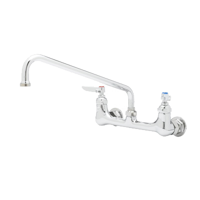 T&S Faucet, Wall Mount, 8” Center, 12” Swing Nozzle, B-0231