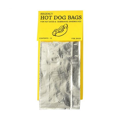 Foil Hot Dog Bags, 10pk – RW0057