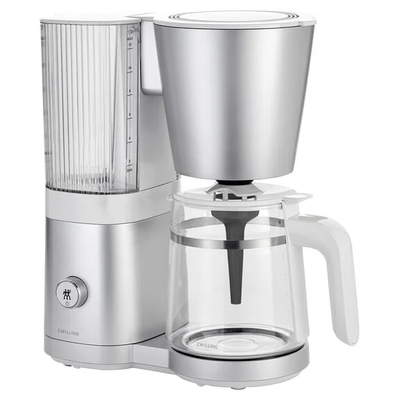 Zwilling Enfinigy 1.5L Glass Carafe Drip Coffee Maker, Silver– 53103-500