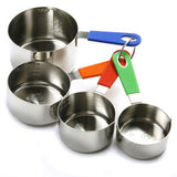 Stainless Steel Measure Cup Set with Silicone Handle NP3101 Venture