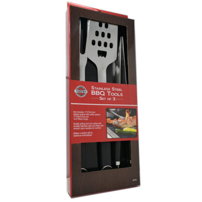 Stainless Steel Barbeque Tools, Set of 3 NP8770 Venture