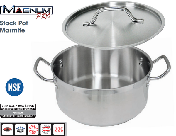 Stainless Steel Stock Pot Cover 11" MAC1100TSS Magnum