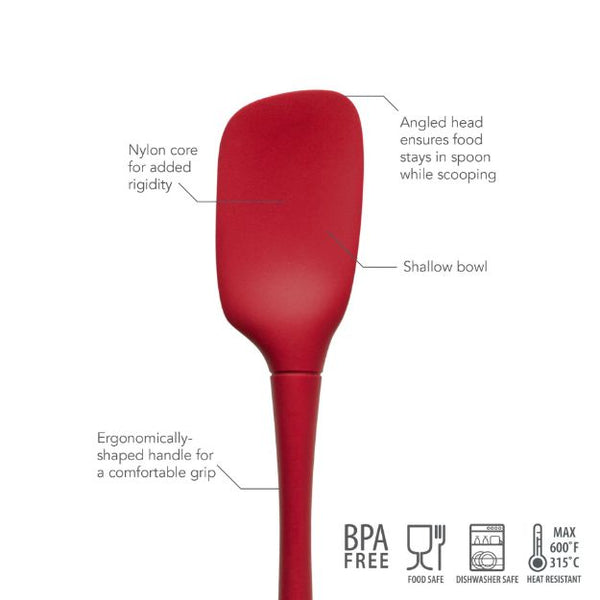 Spatula 13.5" TV44002-400 Venture Cayenne Silicone Spoon Shaped