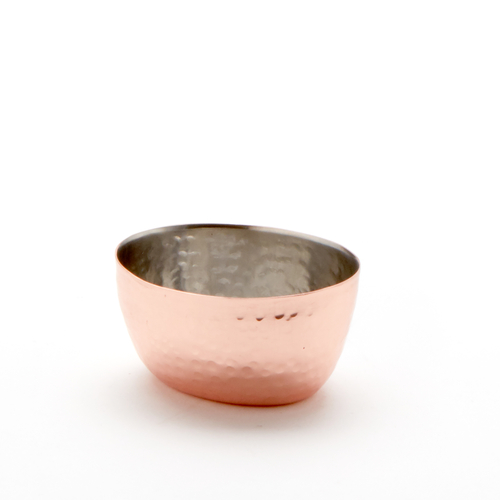 Oval Sauce Cup 2oz Hammered Copper – HSC2