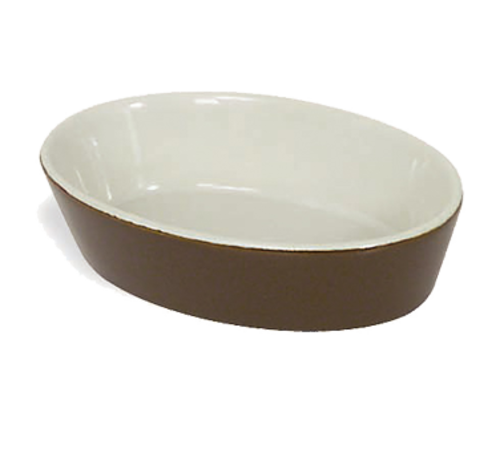 Oval Baking Dish 9 oz, Brown – 564004BR
