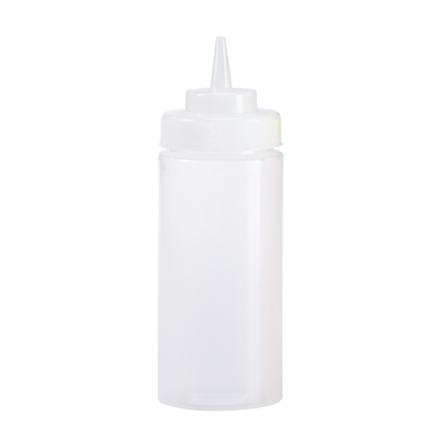 Squeeze Bottle 24 oz Wide Mouth Clear - 57802400